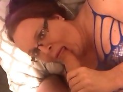 Wendy Sucks a Lucky Man's Big Dick and Proceeds to Fuck Him Bareback Afterwards